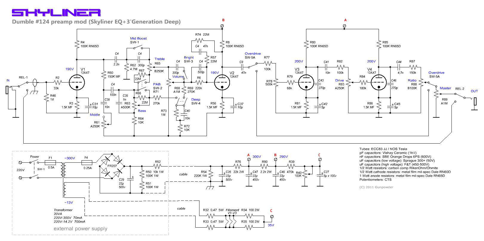 Dumble overdrive special схема